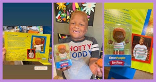 One mom went out of her way to find a toy that looked liked her five-year-old adopted child, Archie....