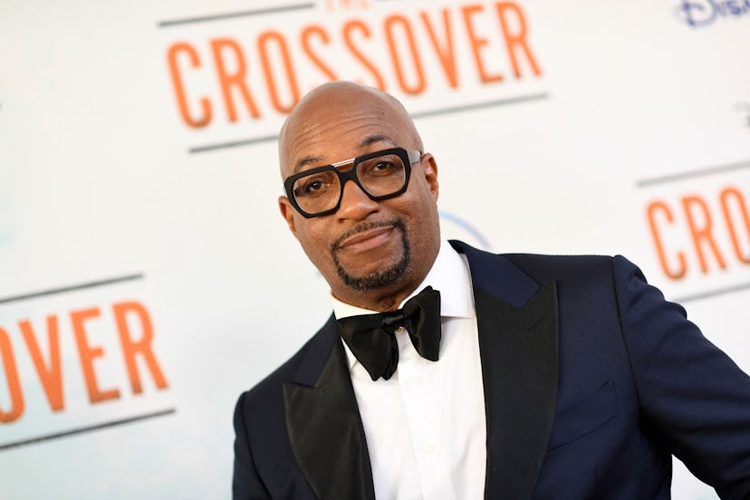 Executive producer/showrunner Kwame Alexander attends the red carpet premiere event for Disney+ orig...
