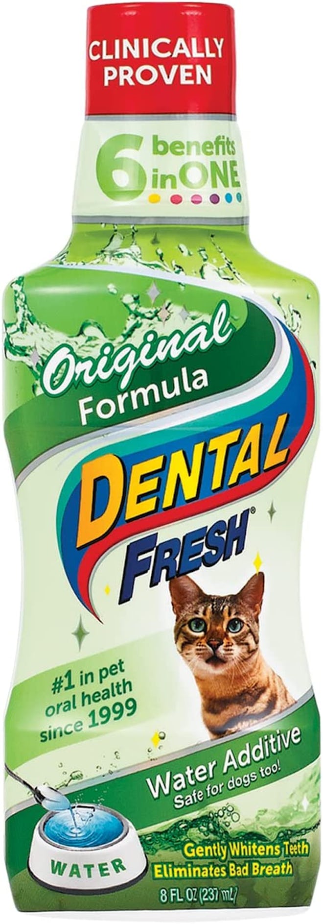 Dental Fresh Water Additive for Cats (8 Ounces)