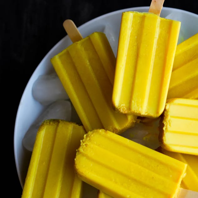 golden milk popsicle