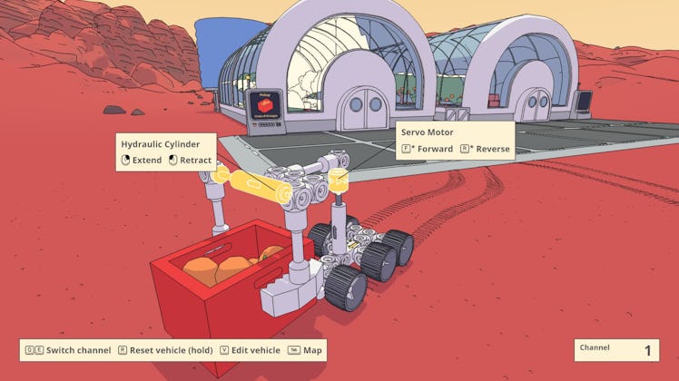 Mars First Logistics rover carrying cargo