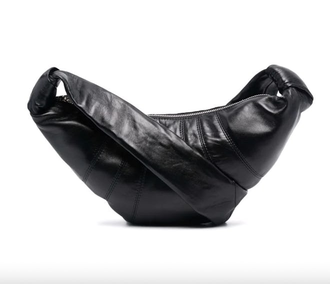 Lemaire Croissant Leather Shoulder Bag