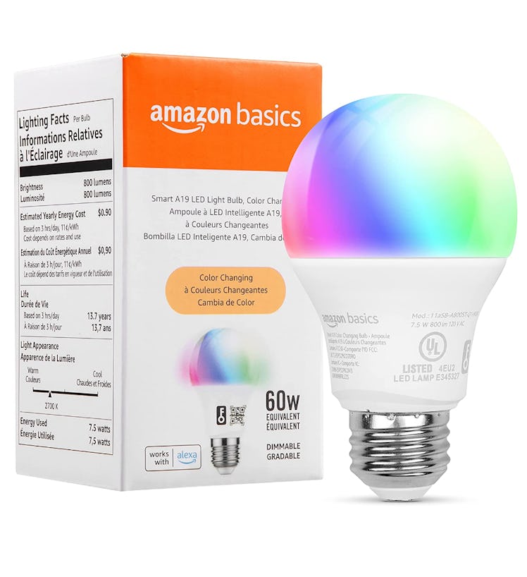 Amazon Basics Smart A19 LED Light Bulb