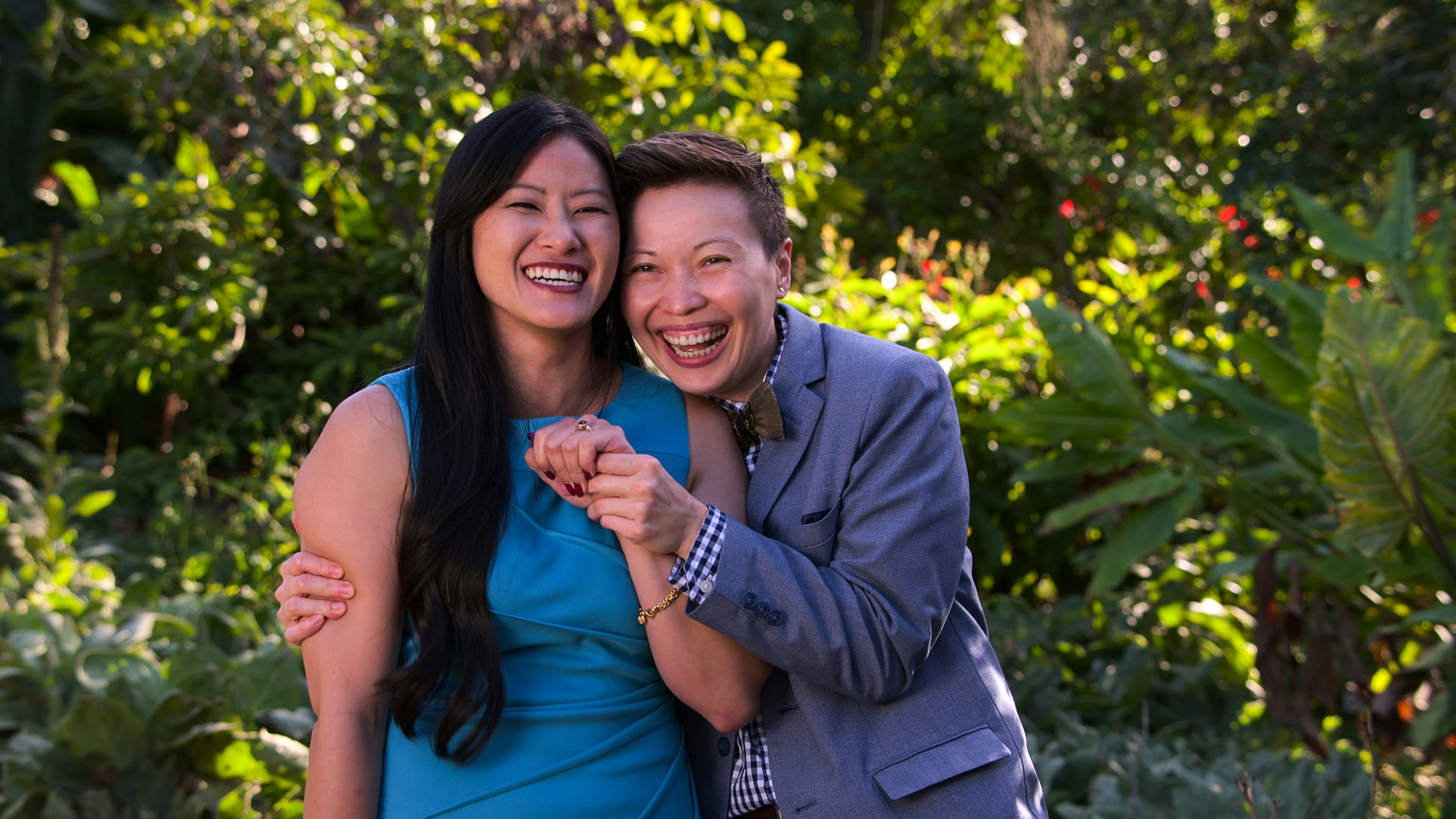 Sam Mark and Aussie Chau got engaged in &lsquo;The Ultimatum: Queer Love&rsquo; finale, via Netflix&rsquo;s press site
