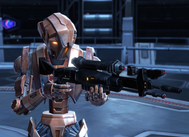 HK-47 in Star Wars: The Old Republic, during his stint under the service of Sith Lord Darth Malgus.