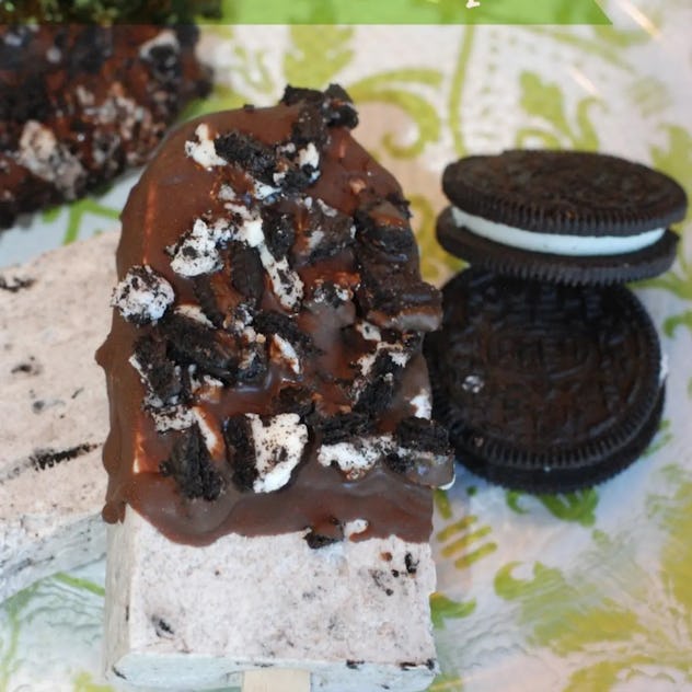 oreo cream cheese popsicle