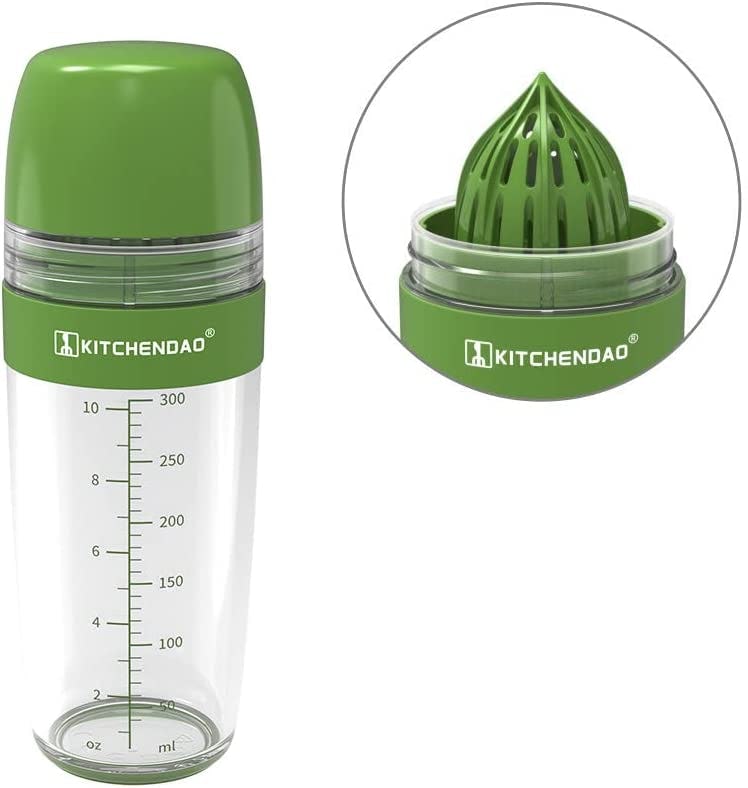 KitchenDad 2 in 1 Salad Dressing Shaker Container