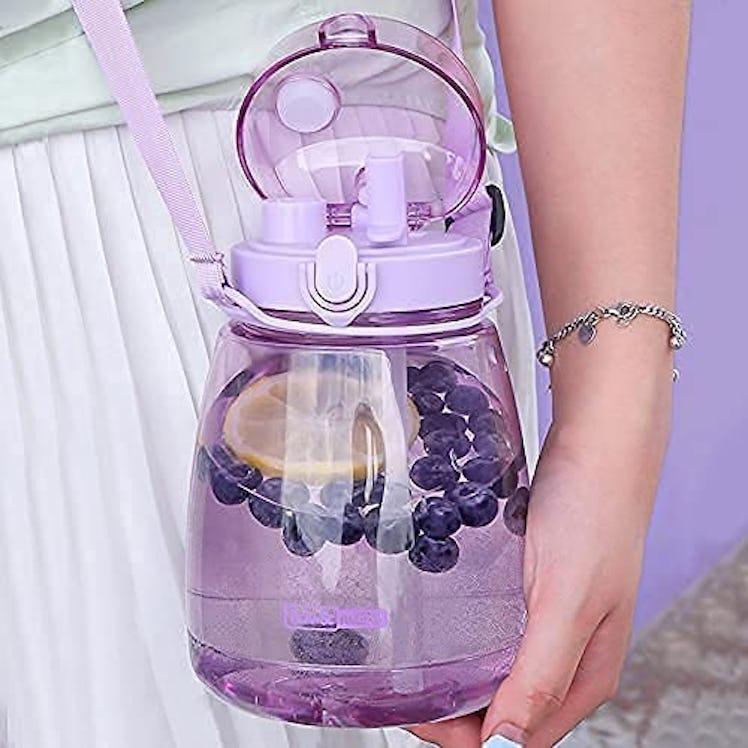 MOIOIBE Water Bottle with Straw