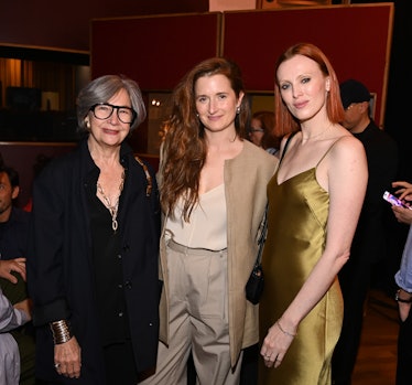 Brooke Neidich, Karen Elson and Grace Gummer attend the Everytown For Gun Safety Event at Electric L...