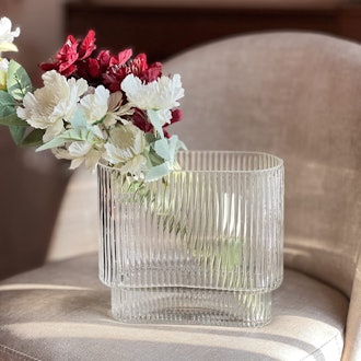 YANWE1 Clear Glass Vase