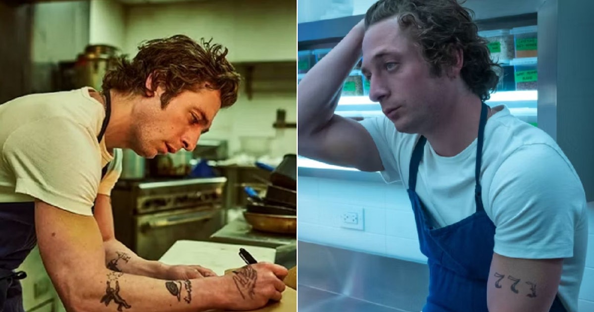 Here's The Meaning Behind Jeremy Allen White's Tattoos In The Bear ...