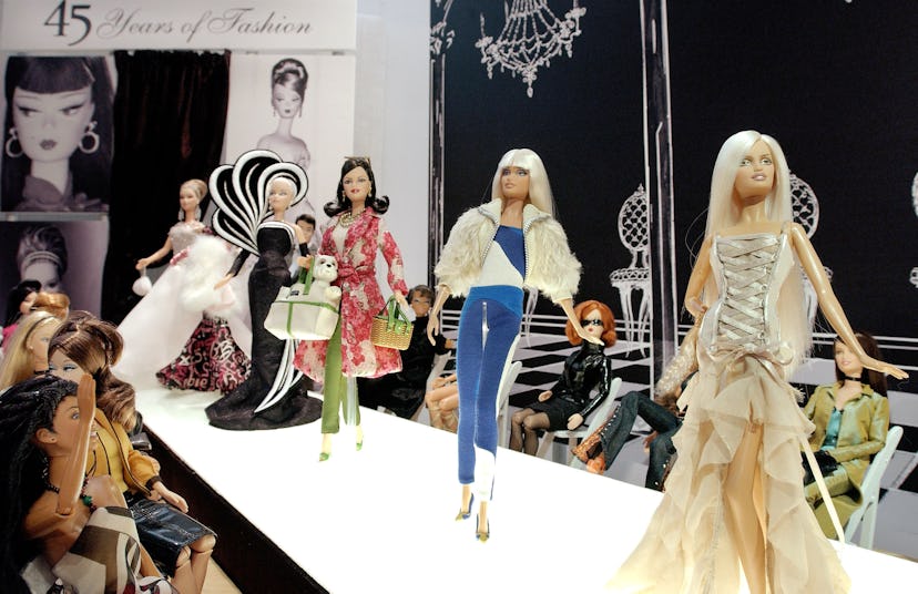 Barbie on the runway.