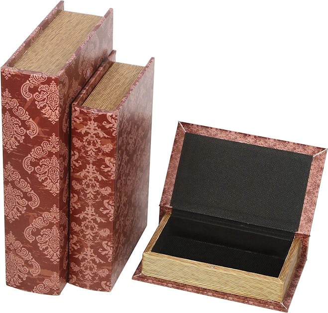HOSLEY Storage Farmhouse Memory Book Boxes (Set of 3)