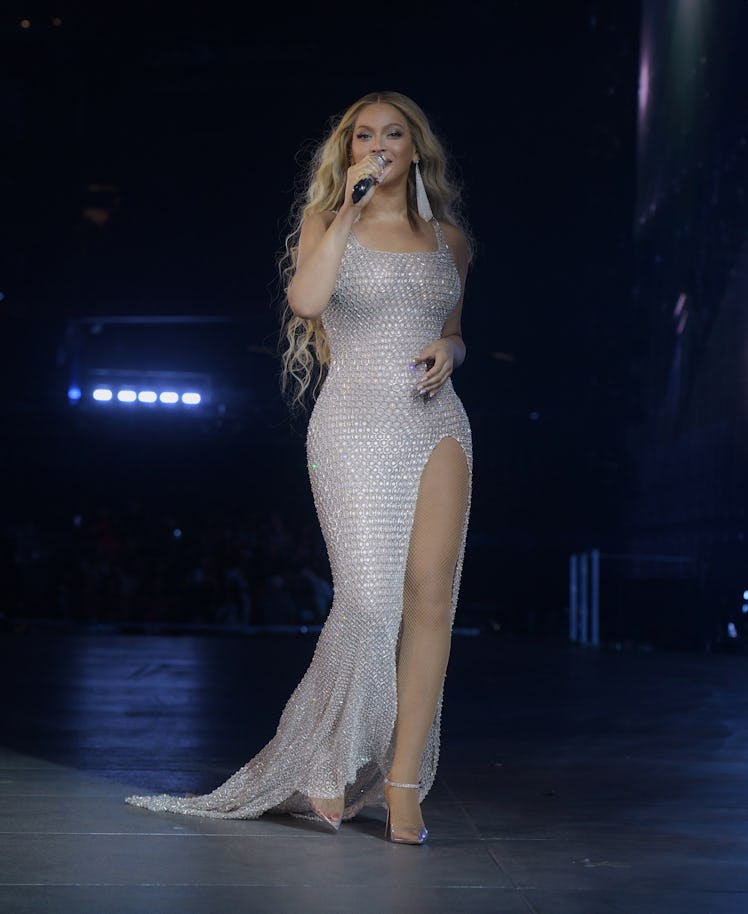 Beyoncé wears a custom Fendi look during the Toronto stop of her 'Renaissance' world tour