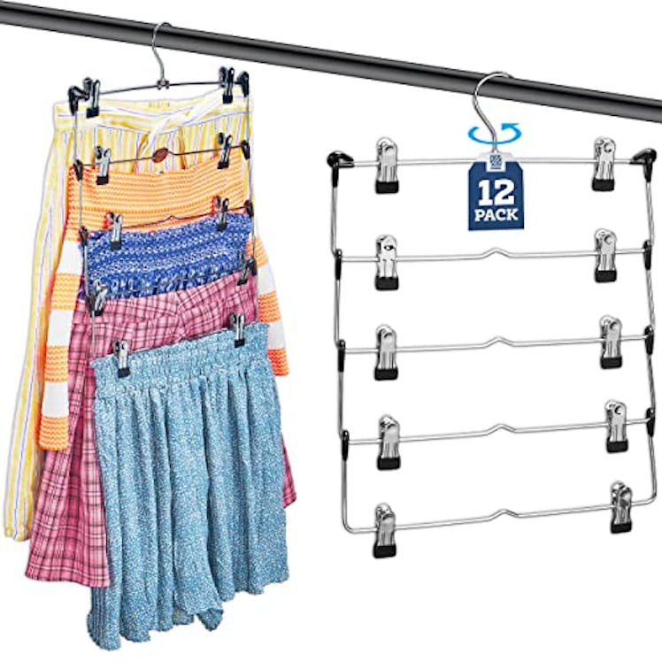 Zober 5-Tier Pants and Skirt Hangers 