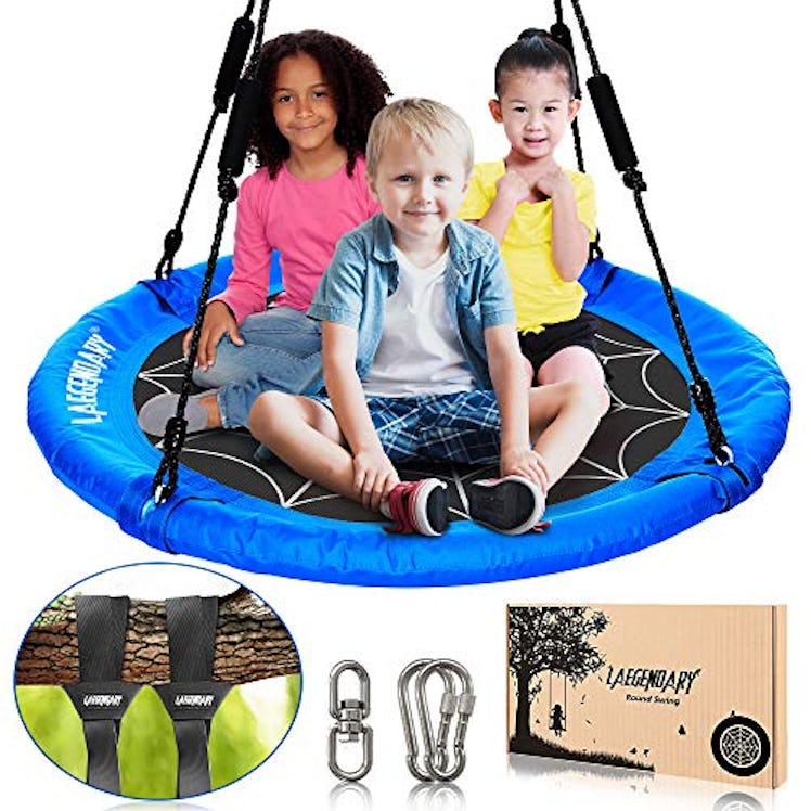 LAEGENDARY Saucer Swing for Kids and Adults