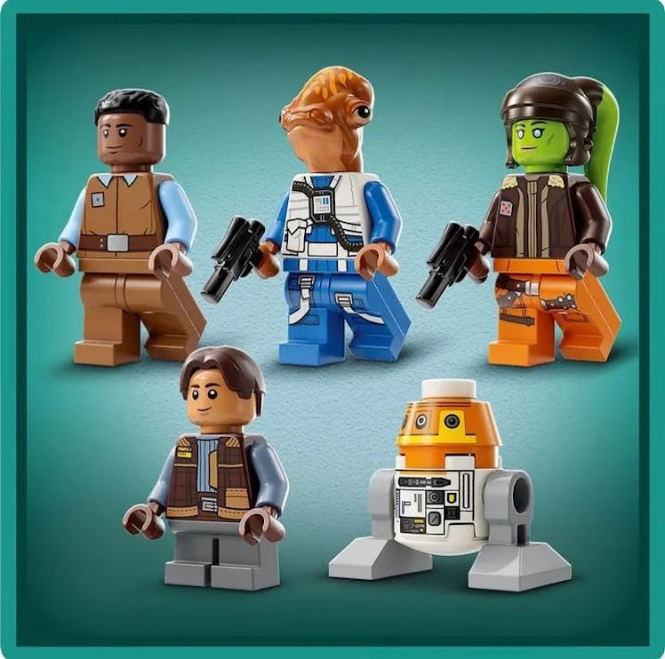 The minifigures — including Jacen — included in the new LEGO set. 