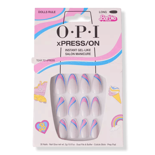 OPI x Barbie xPRESS/On Press On Nails, Dolls Rule