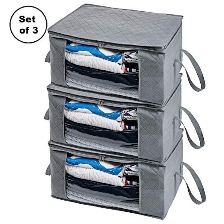 Woffit Foldable Storage Bag Organizers (Set of 3)