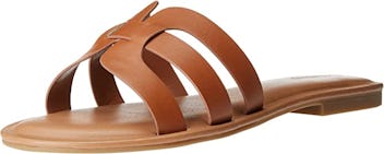 The Drop Monika Flat H-Band Slide Sandal