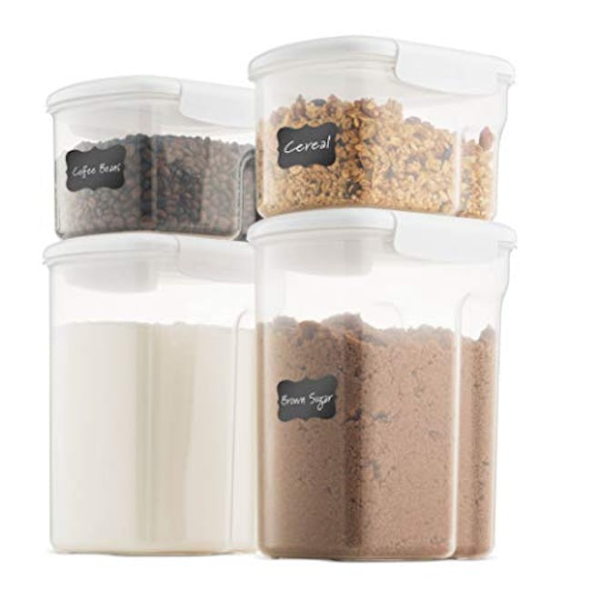 FineDine Airtight Food-Storage Containers With Lids (4-Pack)