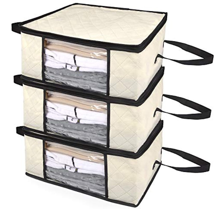 Woffit Foldable Storage Bag Organizers (3-Pack)