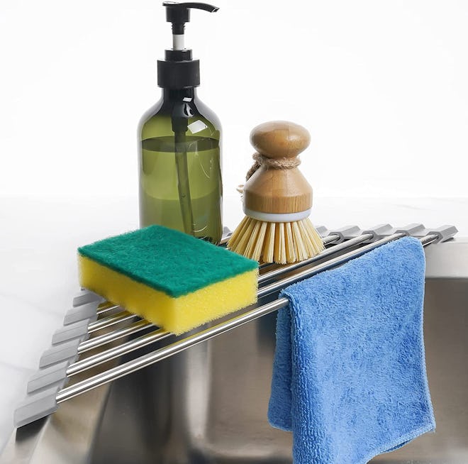 Tomorotec Triangle Roll-Up Sink Rack
