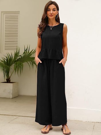 AUTOMET 2-Piece Linen Outfit