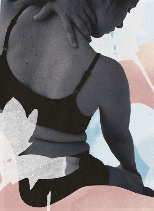 the back of a woman's body