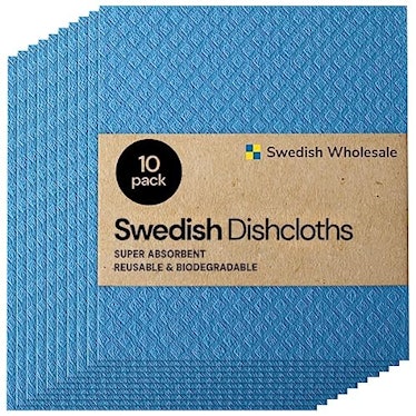 Swedish Wholesale Dish Cloths  (10-Pack)