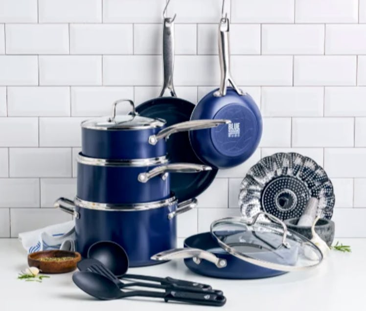 Blue Diamond Cookware Set (14-Pieces)