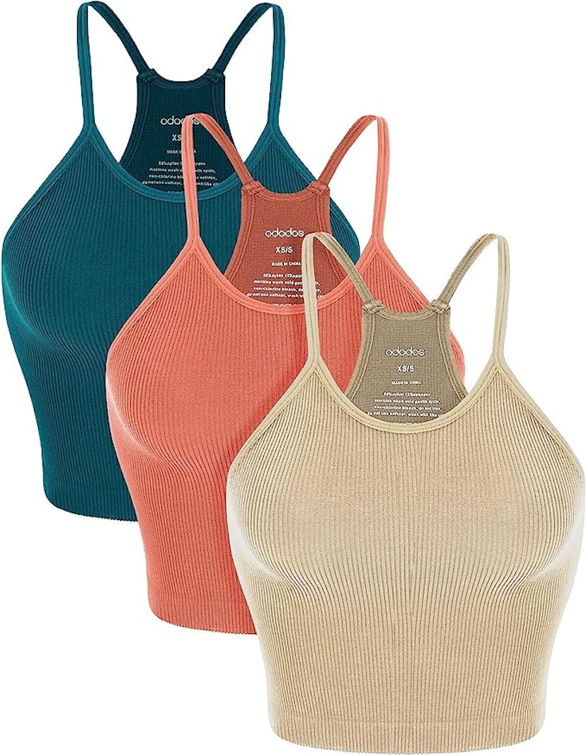 ODODOS Seamless Camisoles (3-Pack)