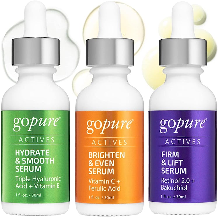 goPure Facial Serum Trio Actives Set