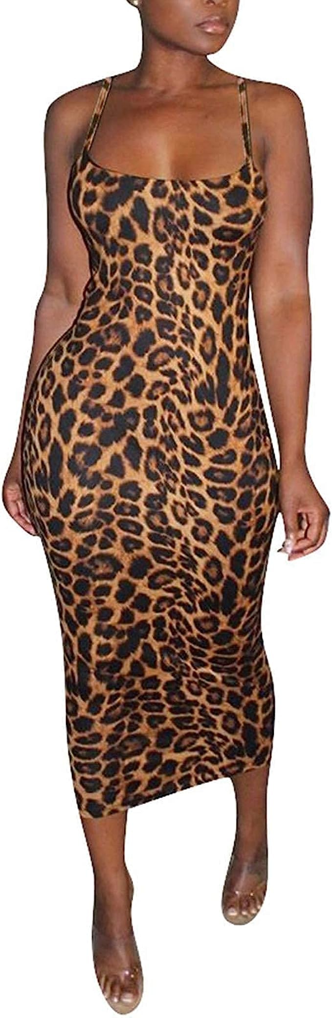 Rela Bota Spaghetti Strap Bodycon Dress