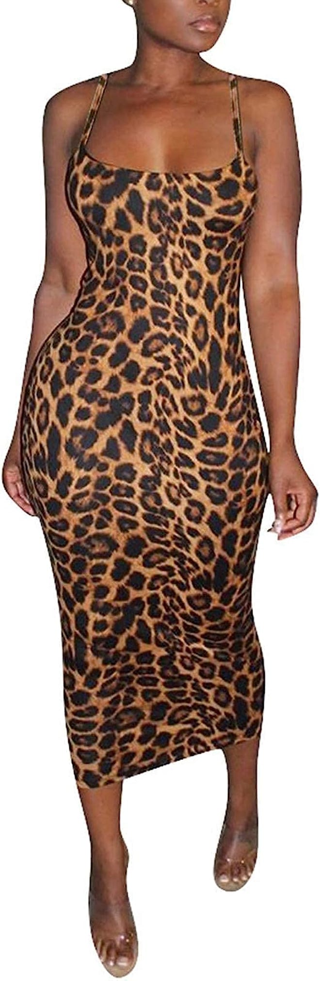 Rela Bota Spaghetti Strap Bodycon Dress