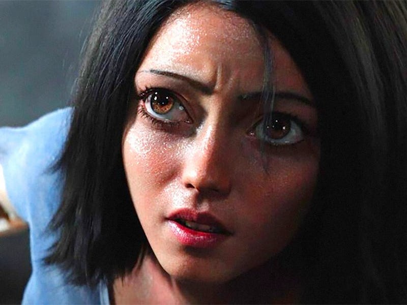 Rosa Salazar as Alita in Alita: Battle Angel