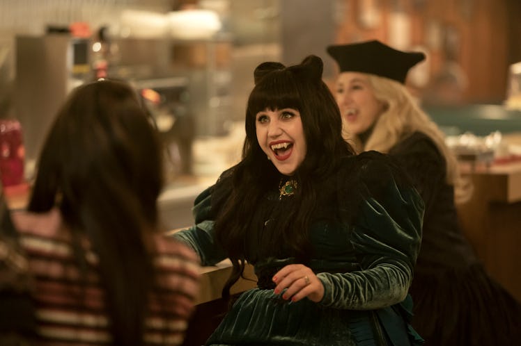 Natasia Demetriou and Kristen Schaal in What We Do in the Shadows