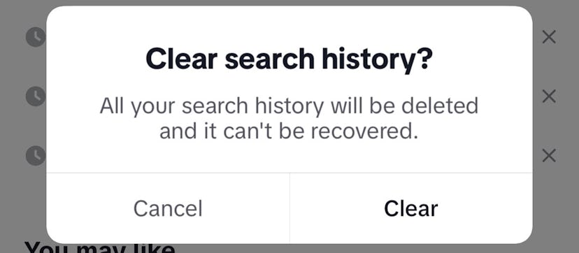 Here’s what you need to know about how to clear your TikTok search history.