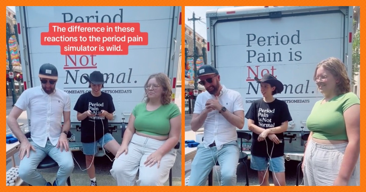 A man talking about period pain simulator : r/NotHowGirlsWork