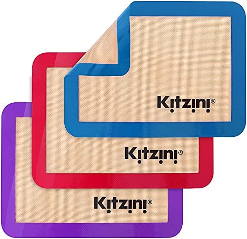 Kitzini Silicone Baking Mat Set (3 Pieces)