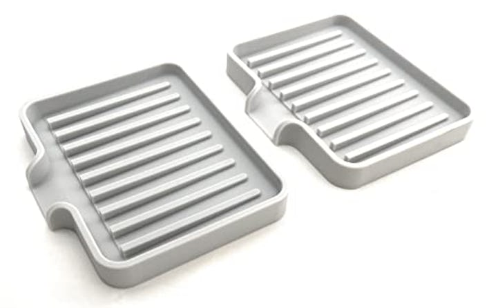 Happitasa Silicone Soap Dish Tray (Pack of 2)