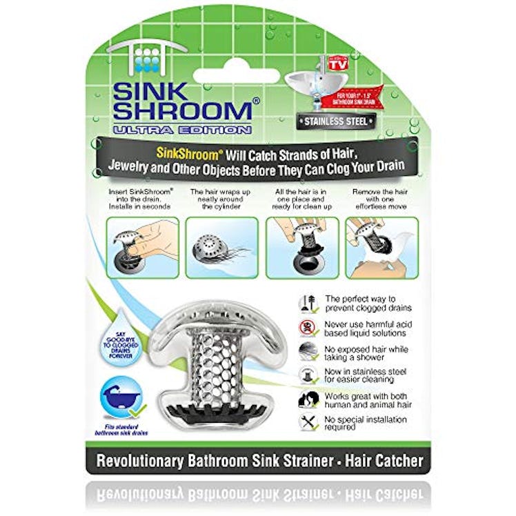 SinkShroom Ultra Revolutionary Bathroom Sink Drain Protector