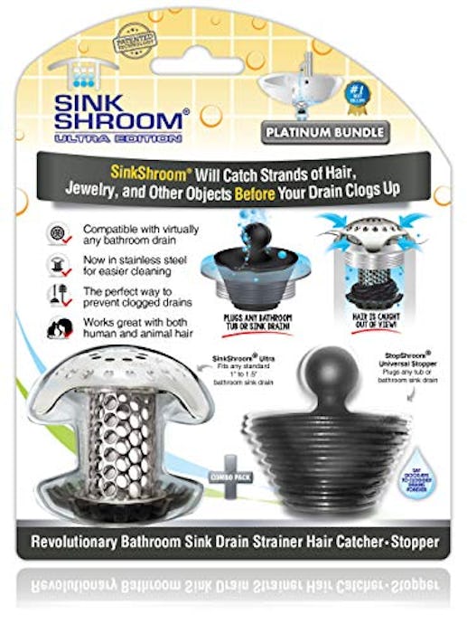 SinkShroom Bathroom Sink Drain Protector 