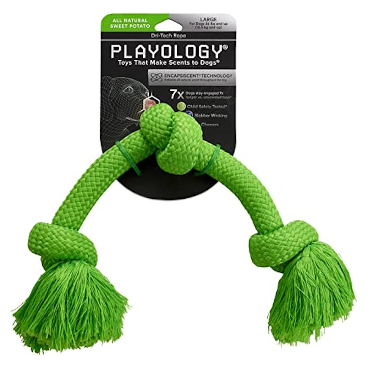 Playology Dri Tech Rope Dog Chew Toy