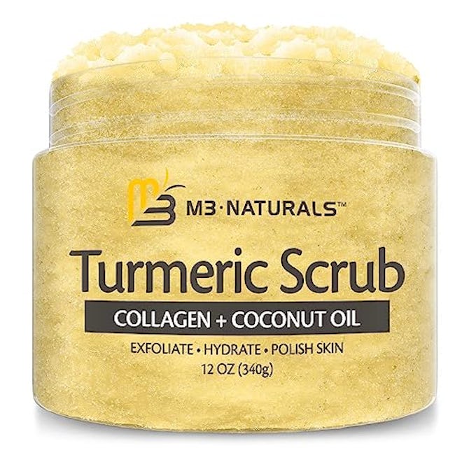 M3 Naturals Turmeric Body Scrub and Skin Exfoliator