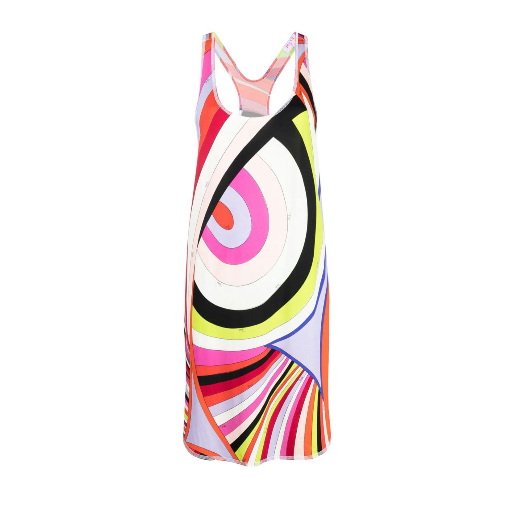 Iride-Print Sleeveless Minidress
