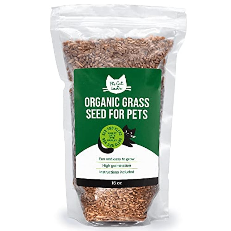  The Cat Ladies Organic Cat Grass Seed, 16 Oz.