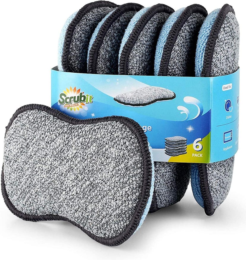 SCRUBIT Multi-Purpose Sponges (6-Pack)