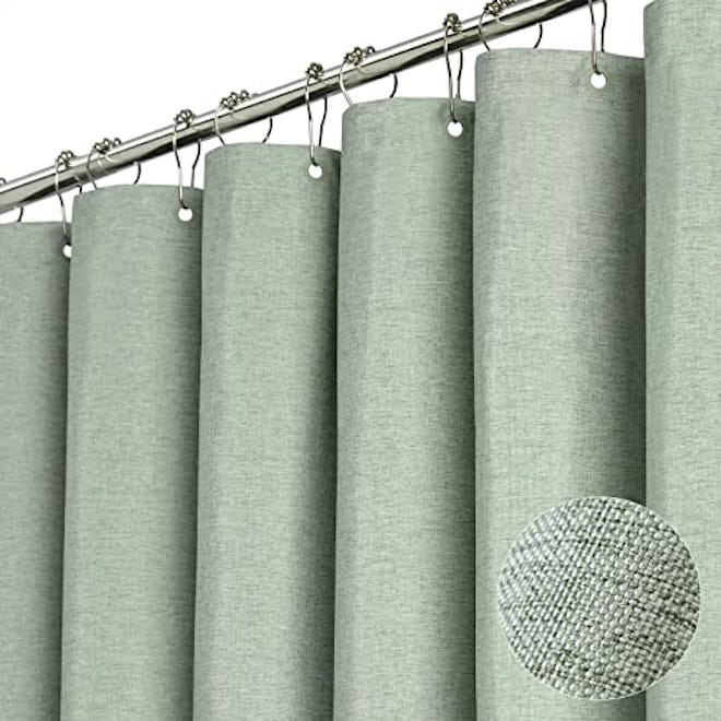 BTTN Sage Green Shower Curtain