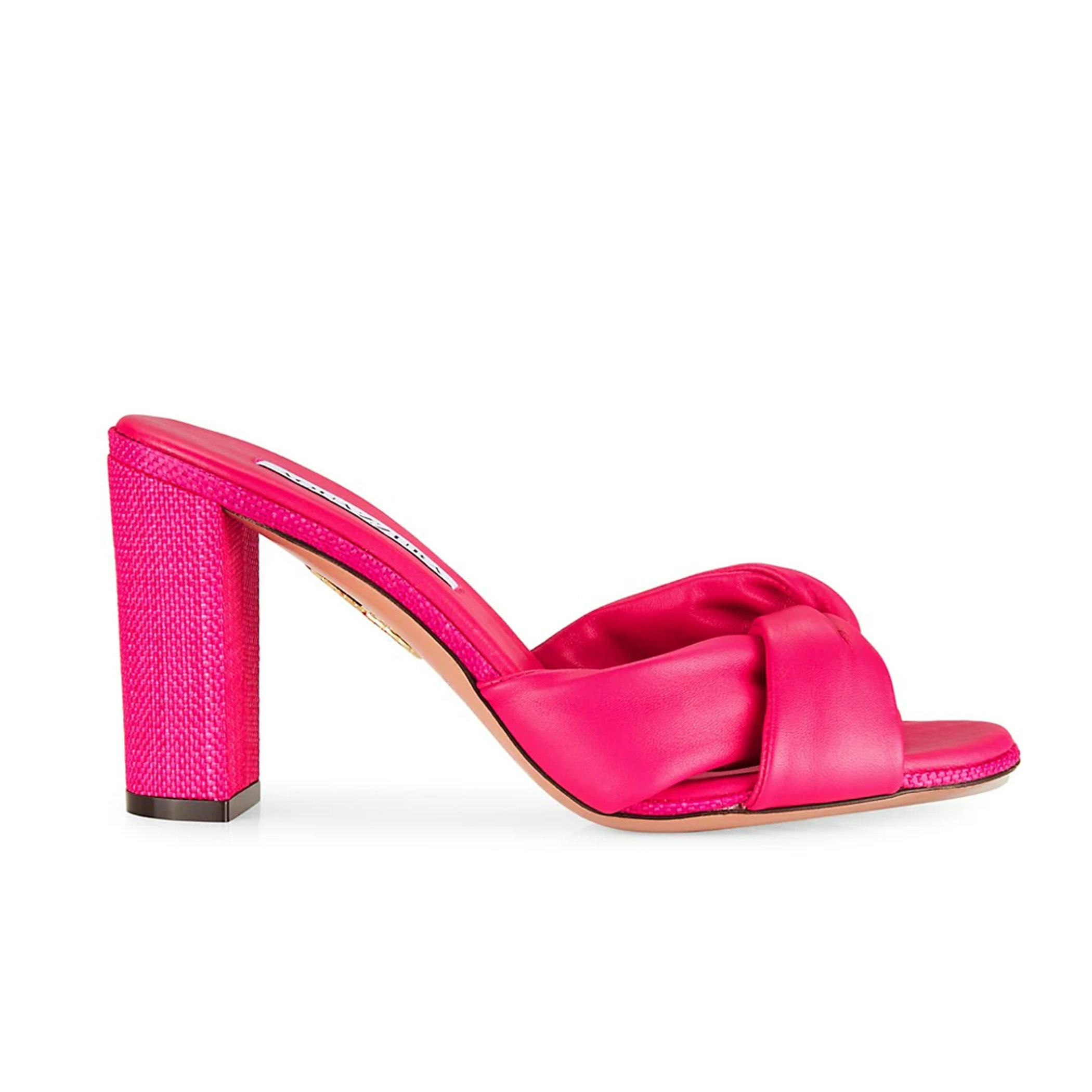 Olie 85MM Twisted Raffia Mules